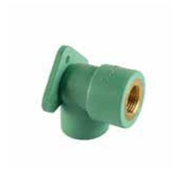 Wefatherm Back Plate Elbow Female PP-R/Brass – SDR 6 (Green)