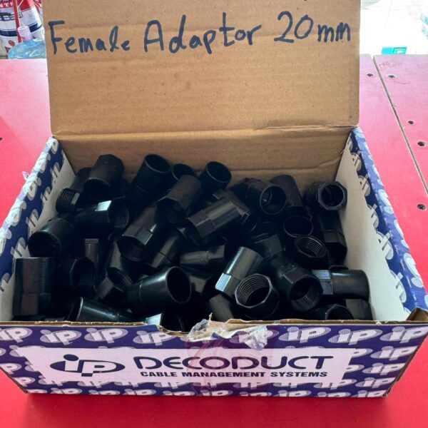 Decoduct Heavy Gauge PVC Female Adapter