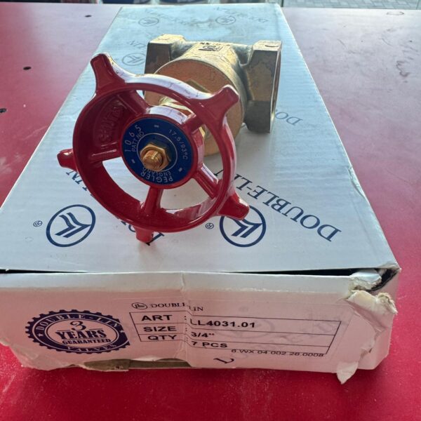 Double Lin Brass Gate Valve with Cast Iron Handle (LL4031) 4 Double Lin Brass Gate Valve with Cast Iron Handle (LL4031)