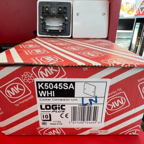 MK Electric Cooker Connection Unit – K5045SAWHI 1 MK Electric Cooker Connection Unit – K5045SAWHI