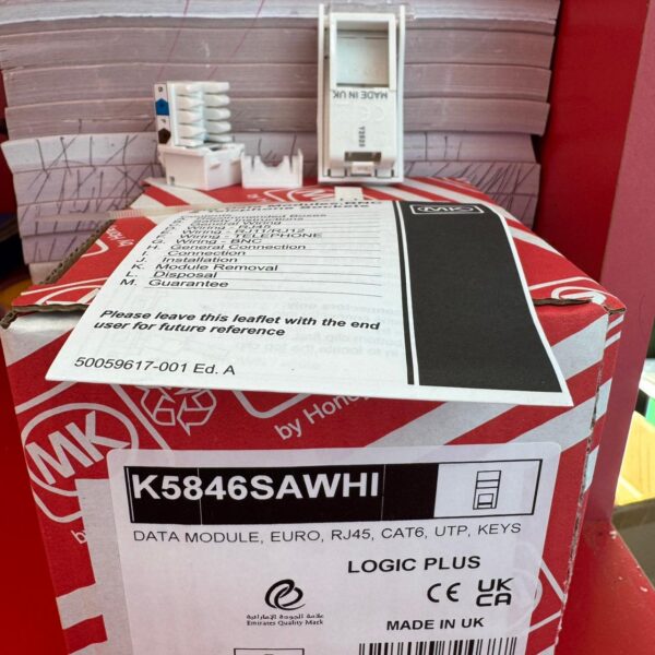 MK Electric Data Modules – K5846 Series (White & Black)