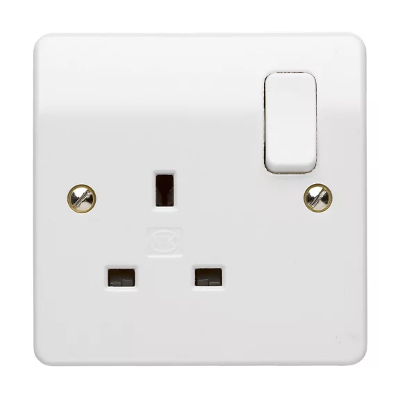 MK Electric Logic Plus 1 Gang 13A Switch Socket 2 MK Electric Logic Plus 1 Gang 13A Switch Socket