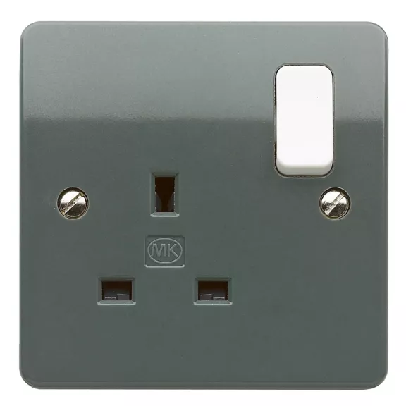MK Electric Logic Plus 1 Gang 13A Switch Socket 3 MK Electric Logic Plus 1 Gang 13A Switch Socket