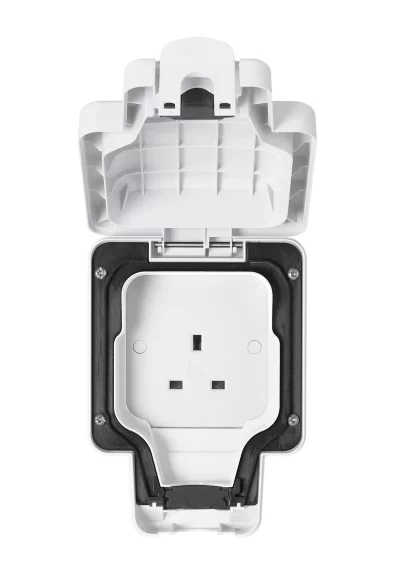 MK Electric Logic Plus Outdoor Switched Socket
