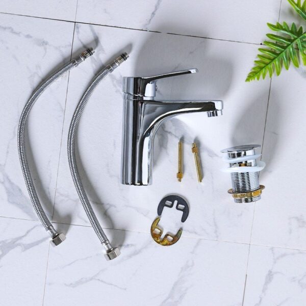 Milano Eco Diva Plus Basin Mixer – Chrome