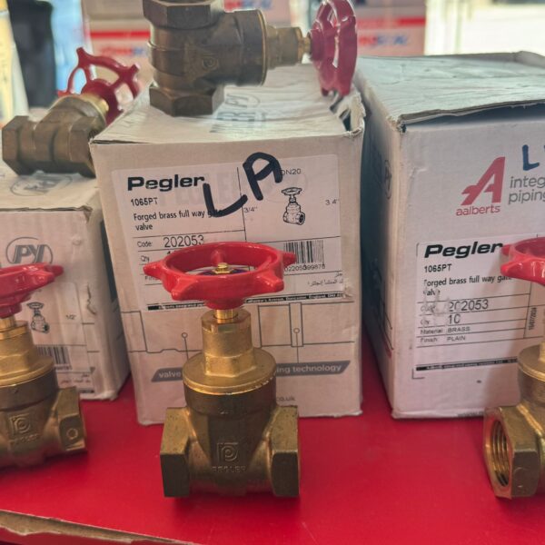 Pegler Forged Brass Full Way Gate Valve