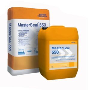 SIKA SikaTop® 550 Seal – Flexible Waterproofing Mortar (20 kg) 3 SIKA Master Seal 550 Seal – Flexible Waterproofing Mortar