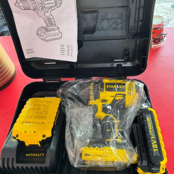 Stanley 18V Li-Ion Cordless Drill Driver – SCD20S2K 3 Stanley 18V Li-Ion Cordless Drill Driver – SCD20S2K