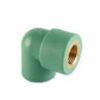 Wefatherm Transition Elbow 90° Female PP-R/Brass – SDR 6 (Green)