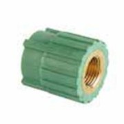 Transition Round Female Adapter PP-R . Brass – SDR 6 (Green) 2 Wefatherm Transition Round Female Adapter PP-R / Brass – SDR 6 (Green)