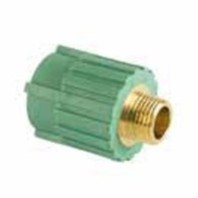Transition Round Male PP-R . Brass – SDR 6 (Green) 1 2 Wefatherm Transition Round Male PP-R / Brass – SDR 6 (Green)