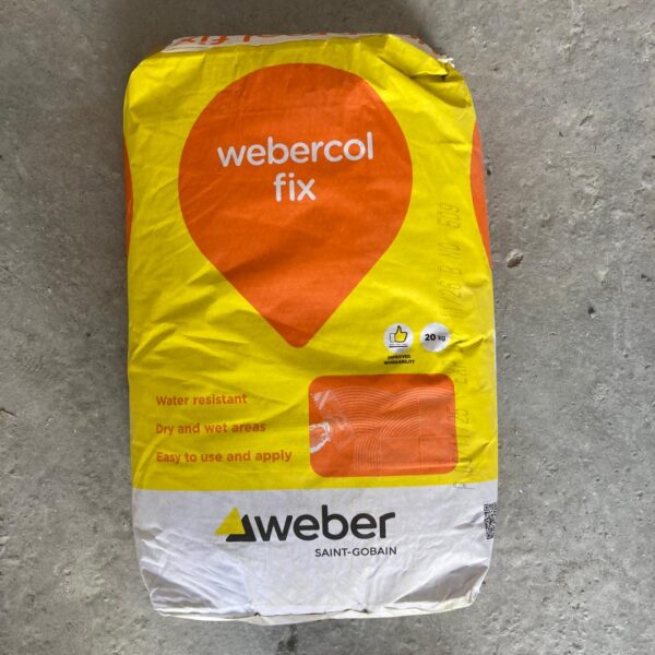 Webercol Fix . Tile Glue Grey 1 Webercol Fix | Tile Glue – Grey & White