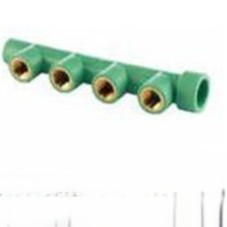 Wefatherm Distributor Manifold 4x Female PP-R/Brass SDR 6 – Green