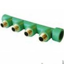 Wefatherm Distributor Manifold 4x Male PP-R/Brass SDR 6 – Green