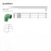 Wefatherm Elbow 90° Long PP-RCT SDR 11 – Green 1 Wefatherm Elbow 90° Long PP-RCT SDR 11 – Green