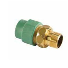 Wefatherm Pipe Union Brass Male PP-R.Brass SDR 6 – Green 2 Wefatherm Pipe Union Brass Male PP-R/Brass SDR 6 – Green