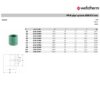 Wefatherm Socket PP-R SDR 6 – Green