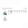 Wefatherm Stop Valve Concealed Assembly (Tamper Resistant) PP-R/Chrome Plated SDR 6 – Green