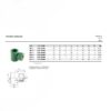 Wefatherm Transition Tee Female PP-R.Brass SDR 6 – Green 1 Wefatherm Transition Tee Female PP-R/Brass SDR 6 – Green