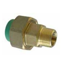 Wefatherm Union Brass Male PP-RCT.Brass – Green 2 Wefatherm Union Brass Male PP-RCT/Brass – Green