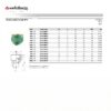 Wefatherm Weld-in Saddle Female PP-R SDR 6 – Green (PP-R.Brass) 1 Wefatherm Weld-in Saddle Female PP-R SDR 6 – Green
