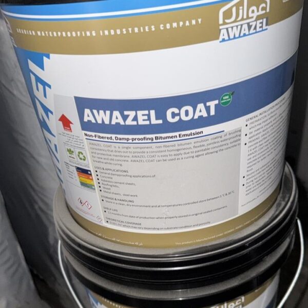Awazel Damp Coat – 15L Liquid Dampproofing Bitumen Coating 1 Awazel Damp Coat – 15L Liquid Dampproofing Bitumen Coating