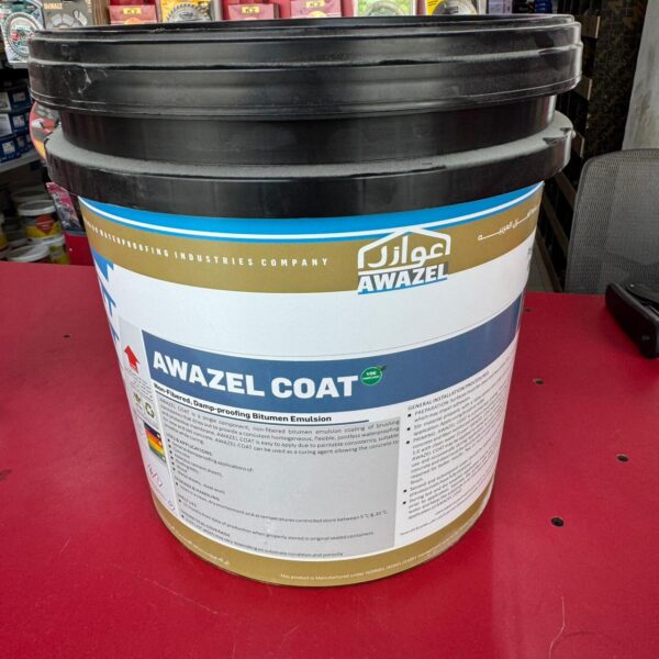 Awazel Damp Coat – 15L Liquid Dampproofing Bitumen Coating 3 Awazel Damp Coat – 15L Liquid Dampproofing Bitumen Coating