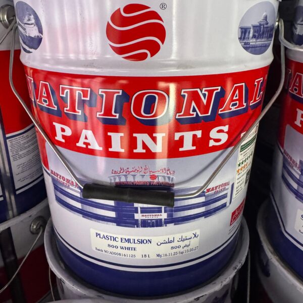 National Paints Plastic Emulsion Paint (18L & 3.6L) 1 National Paints Plastic Emulsion Paint (18L & 3.6L)