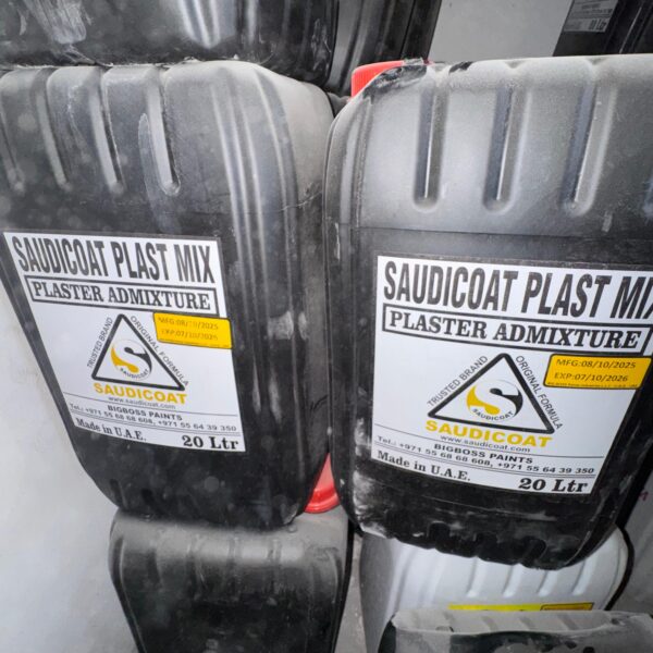 SaudiCoat Plast Mix – Plaster Admixture, 20 L