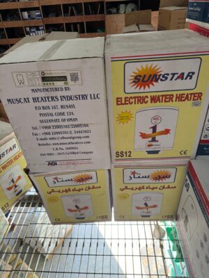 SunStar Electric Water Heater – 50L Capacity | 2000W | Made in Oman
