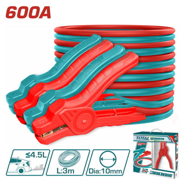 TOTAL Booster Cable 600A – PBCA16008 2 TOTAL Booster Cable 600A – PBCA16008