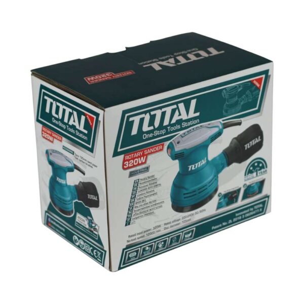 Total 320W Rotary Sander 125mm - TF2031256 1 Total 320W Rotary Sander 125mm - TF2031256