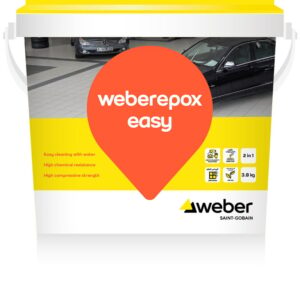 Weber Weberepox Easy – 4kg Two Component Epoxy Tile Adhesive & Grout